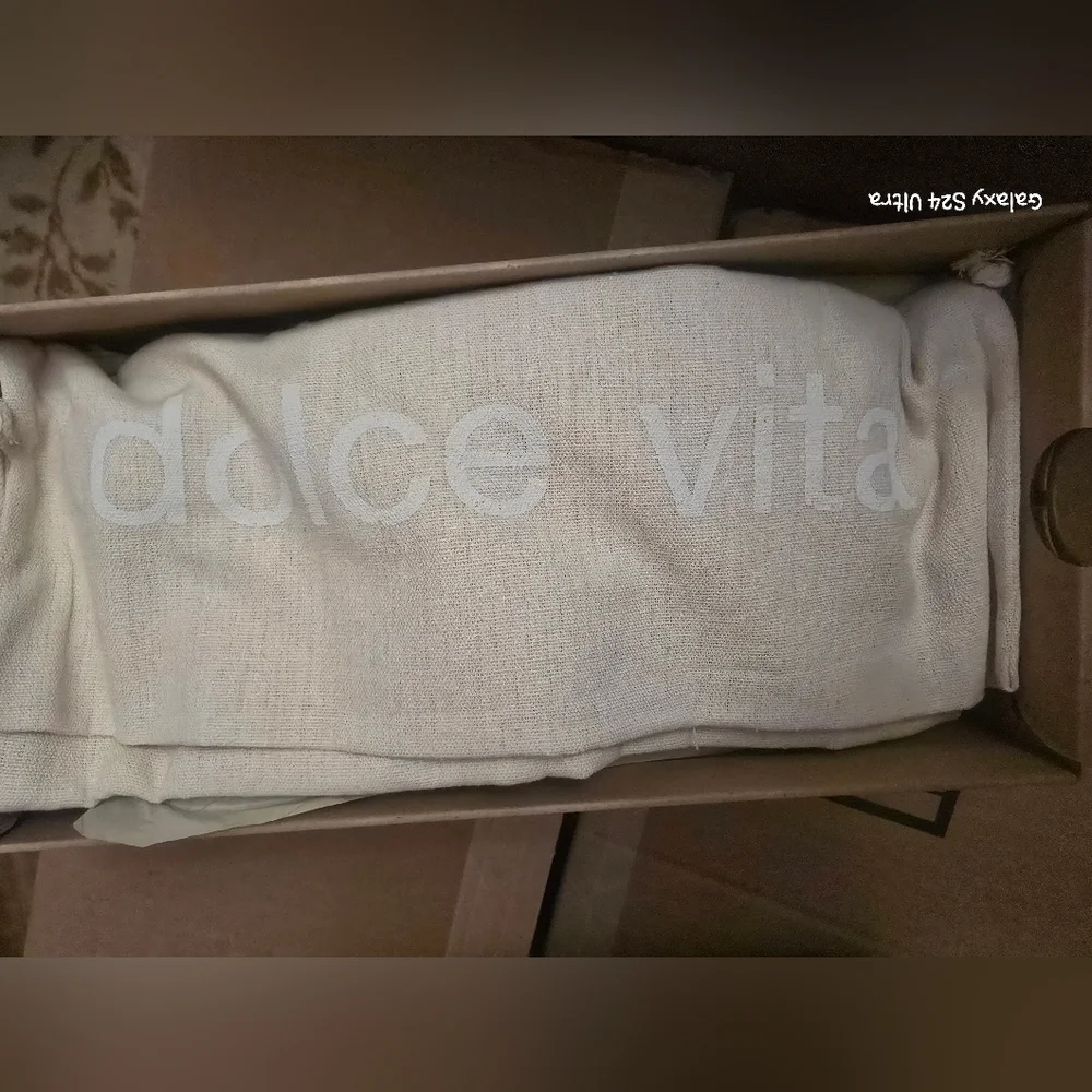 Dolce Vita Meeza Pearl Elegant Blk W/ White Faux Pearl Detail Women's Heels NIB - Picture 12 of 16